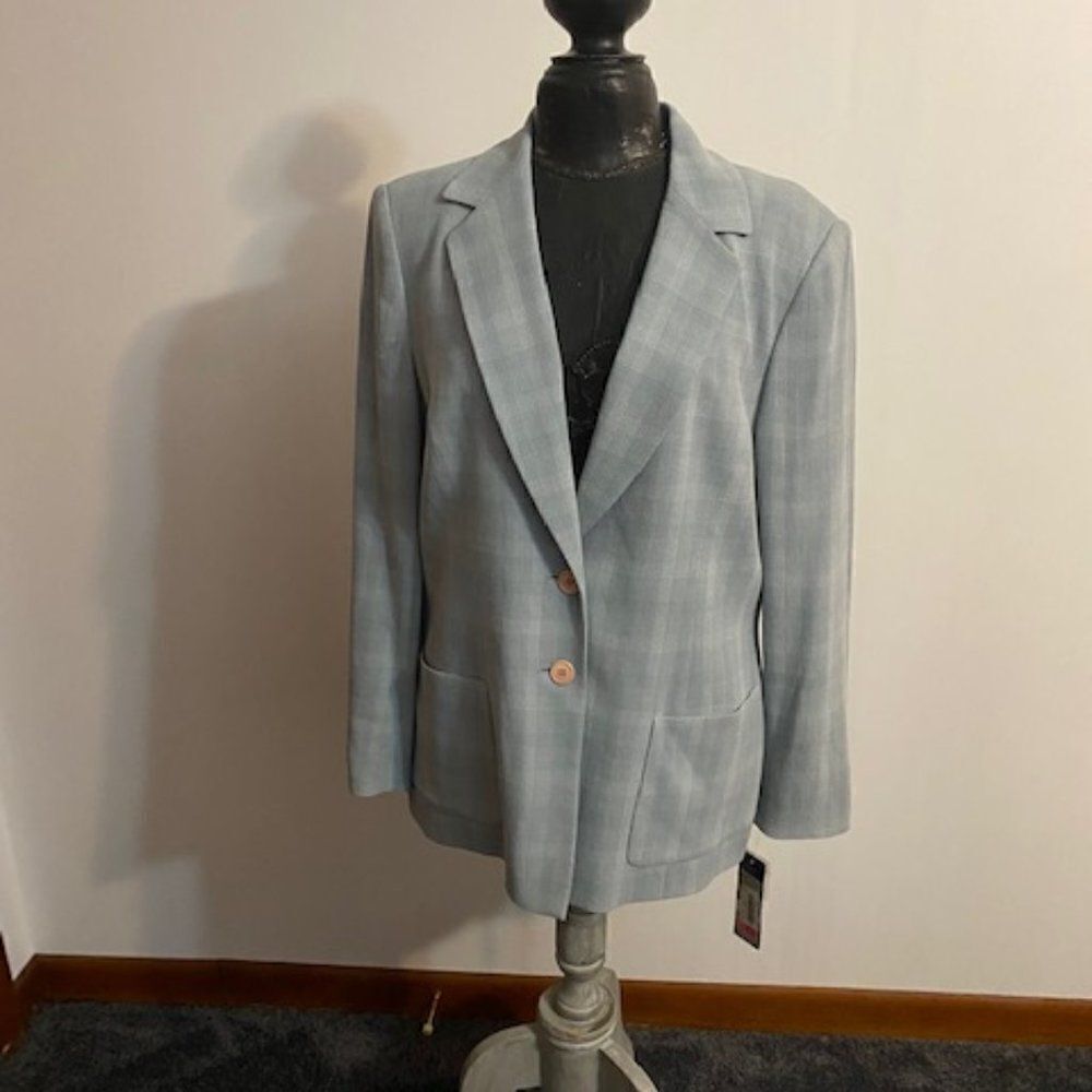 Kasper & Company ASL Greystone 2 button blazer, size 14